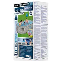 Басейн каркасний Bestway 56714K (427-250-100 см), 7250 л
