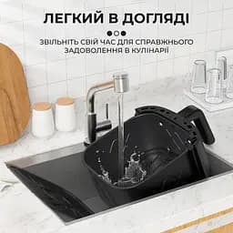 Аерофритюрниця безмасляна Sokany SK-10025 6.5 л електрична з механічним керуванням 1400 Вт - мініатюра 3