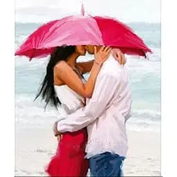 Алмазна вишивка на підрамніку 40 * 50 см повна викладка Ілюзія дощу 40 * 50 см