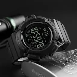 Спортивний смарт годинник Skmei 1245 Крокомір Bluetooth Чорні