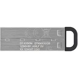 USB флеш накопичувач Kingston 256GB DT Kyson Silver/Black USB 3.2 (DTKN/256GB) - мініатюра 3