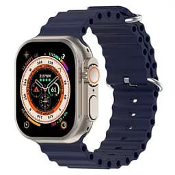 Силіконовий ремінець на смарт-годинник для Apple Watch 42,44,45,46,49 mm, Ocean Band, deep blue, зі зручною застібкою, для годинника епл вотч, спортивний, ArmorStandart (ARM74245) - мініатюра 2