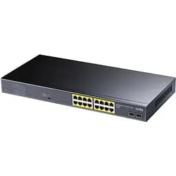 Комутатор Cudy GS1020PS2, 16-Port Gigabit PoE+ Switch with 2 Gigabit SFP ports 200W (GS1020PS2) - мініатюра 3