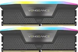Модуль пам'яті Corsair DDR5 32GB (2x16) Vengeance 6800Mhz RGB XMP Black (CMH32GX5M2B6800C40)