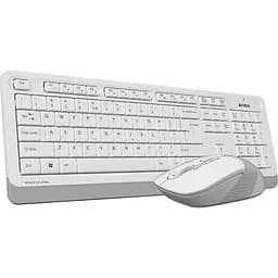 Бездротовий комплект (клавіатура + миша) A4Tech F1110 Fstyler Wireless White (FG1010 (White)) - мініатюра 2