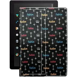 Чохол StatusCASE з екошкіри для планшету Pixus Vision 10.1 Фешн чорний