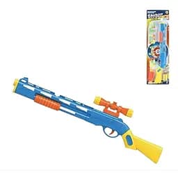 Яркий игрушечный автомат: безопасные мягкие патроны на присосках для тренировки меткости и креативных игр!