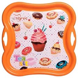 Піднос для посуду "Солодка вечірка" Tigres 39414 Помаранчевий (2000990737007)