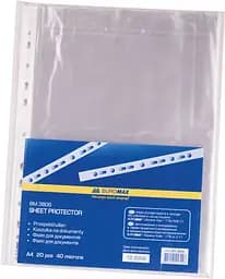 Файл для документов Buromax А4+, 40 мкм, 100 шт., BM.3805