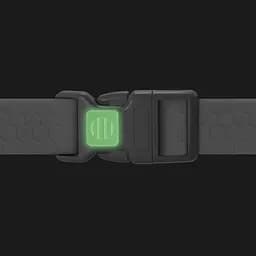 Нашийник для собак водостійкий Waudog Waterproof з QR-паспортом пластиковий фастекс XXL Ш 40 мм Д 46-70 см чорний - мініатюра 3