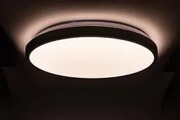 Стельовий світильник RING матовий 30W 395*60мм 4000К срібний - мініатюра 5