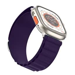 Ремінець для Apple Watch 42 (Series 11-10)/41/40/38, фіолетовий, Alpine Loop Alpina Band, тканинний поліестеровий ремінець для смарт-годин, дихаючий, для активного відпочинку та спорту, ArmorStandart (ARM74196) - мініатюра 3