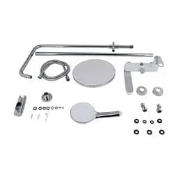 Душова система універсальна Qtap Jay на три споживача (з виливом) QTJAY111CRW45555 Chrome/White, Білий - мініатюра 8