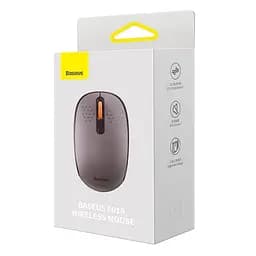 Бездротова мишка Baseus F01A 2.4G Wireles 1600 dpi Grey - мініатюра 5