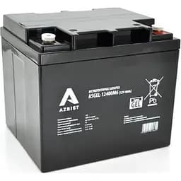 Аккумулятор Azbist Super GEL ASGEL-12400M6, Black Case, 12V 40.0Ah, Q1/96