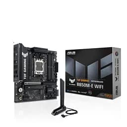 Материнcька плата TUF GAMING B850M-E WIFI sAM5 B850 4xDDR5 M.2 HDMI DP Wi-Fi BT mATX Asus teh0019086 - мініатюра 9