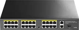Комутатор Cudy FS1026PS1, 24 порт10/100M PoE+ Switch with 2 Gigabit Port+ 1SFP 300W (FS1026PS1) - мініатюра 4
