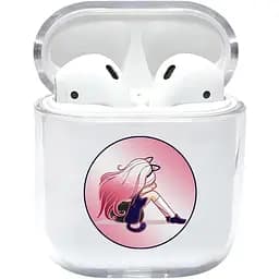 Прозорий силіконовий чохол Apple AirPods з малюнком - Аніме (KAP1173)