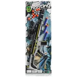 Автомат игрушечный с круглыми шарами на присосках и аксессуарами для увлекательных и безопасных игр!