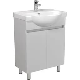 Тумба Мойдодир Temp. 65 з умивальником Freja 65 Білий