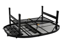 Стіл Bo-Camp Woodbine Oval 100x70 cm Black/Wood look (1404185) - мініатюра 4