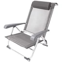 Крісло розкладне Bo-Camp Saint-Tropez Grey (1204796) - мініатюра 4