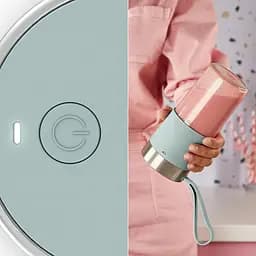 Блендер Tefal Lightmix портативний для смузі чаша-300мл USB тритан зелений - мініатюра 2