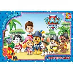 Детский пазл Paw Patrol PW0823 плакат 70 элементов