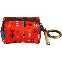 Сумка для пакетов Barksi Инки для уборки за собаками красная