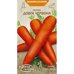 Семена моркови Семена Украины Длинная красная 2 г (591800)