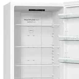 Холодильник з нижньою морозильною камерою Gorenje NRK6201EW4 200х60х60см 2 двері 235 (96) л А+ Total NF Зона свіжості білий - мініатюра 7
