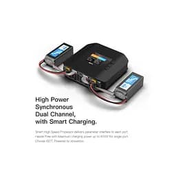 Зарядний пристрій для дрона iSDT K4 AC 400W DC 600Wx2 (HP0015.K4) - мініатюра 6