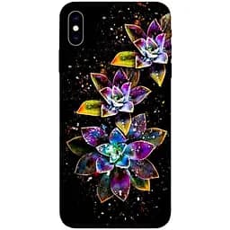 Чохол Demsky Flowers on black для Apple iPhone X (5.8)