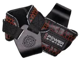 Крюки для тяги на запястье Power System PS-3360 Hooks V2 Black/Red L (PS_3360_Black/Red L)