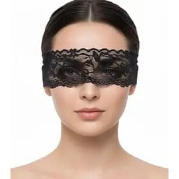 Пов'язка для очей елегантна ажурна One size K0590-1