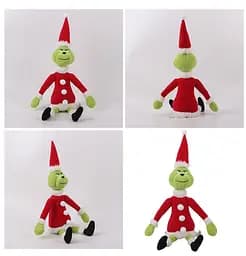 М'яка іграшка Грінч Санта Grinch 30 см - мініатюра 3