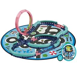 Интерактивный трек с инерционной машинкой SHT 6688-512 (37pcs/2CAR) Blue Epik
