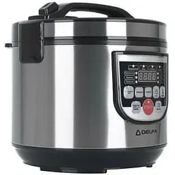 Мультиварка Delfa DMC-500 Stainless steel/black UA - мініатюра 2