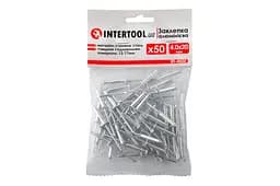 Витяжні заклепки з плоскою головкою Intertool 4 х 20 мм (в упаковці 50 шт.) - мініатюра 3