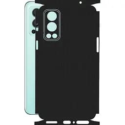 Захисна плівка StatusSKIN для OnePlus Nord 2 5G 2021 Корпус Вініл Матрикс чорний