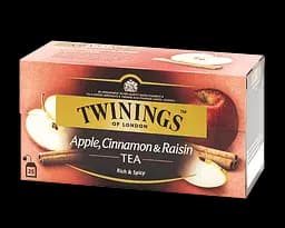 Чай чорний Twinings з яблуком, корицею та родзинками 50 г (25 шт. х 2 г) (828043) - мініатюра 2