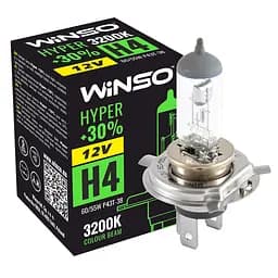 Галогенова лампа Winso H4 12V 60/55W P43t-38 Hyper +30% (712400)