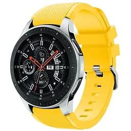 Силіконовий ремінець Primo для годинника Samsung Galaxy Watch 46 мм SM-R800 Yellow