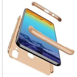 Чохол-накладка GKK 3 in 1 Hard PC Case Samsung Galaxy M20 Gold - мініатюра 2