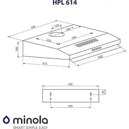 Витяжка Minola HPL 614 I пласка - мініатюра 10