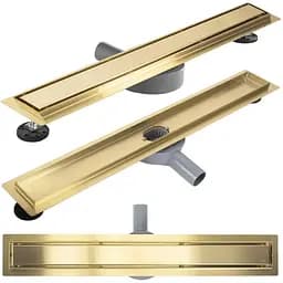 Трап для душу Rea Neox 70 Pro brushed gold 2в1 REA-G2702