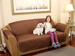 Стьобане покривало-накидка на диван двостороннє Couch Coat