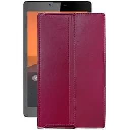 Чохол StatusCASE з екошкіри для планшету Impression ImPad M701 Бордовий