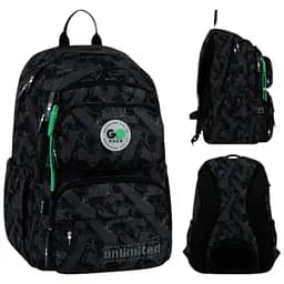 Рюкзак GoPack Education 120M-4 Unlimited Черно-серый (GO26-120M-4)