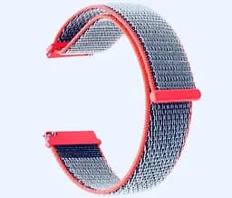Нейлоновий ремінець для годинника Motorola Moto 360 2nd gen (42 мм ) Neon Red - мініатюра 2